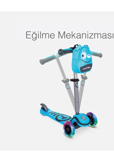Smartrike T1 3 Ü 1 Arada Oturaklı Ve Çantalı Çocuk Scooterı 15 Ay - 5 Yaş 001