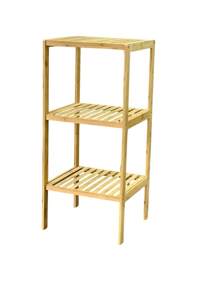 İbico İ21-148 Çok Amaçlı 3 Katlı Raf Ve Organizer 36x32x80 Cm - Ahşap Bambu