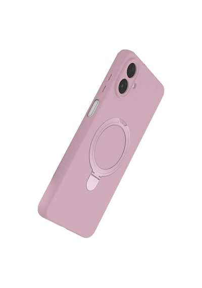 Samsung Galaxy A07 4g İçin Uyumlu Soft Tasarım Magsafe Halka Stand İçi Kadife Kapak