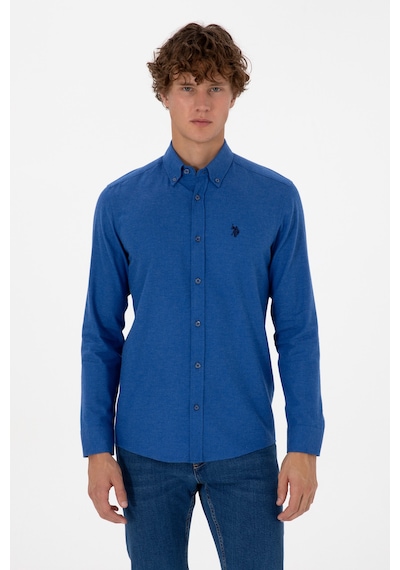 U.s. Polo Assn. Erkek Mavi Gömlek Basic 50316721-vr212 Royal Blue U.s. Polo Assn. Erkek Mavi Gömlek Basic 50316721-vr212 Royal Blue