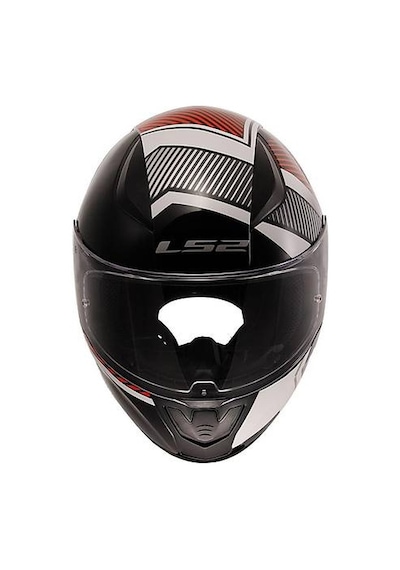 Ls2 Rapıd 2 Extra Beyaz-kırmızı Kapalı Motosiklet Kaskı Beyaz-Kırmızı