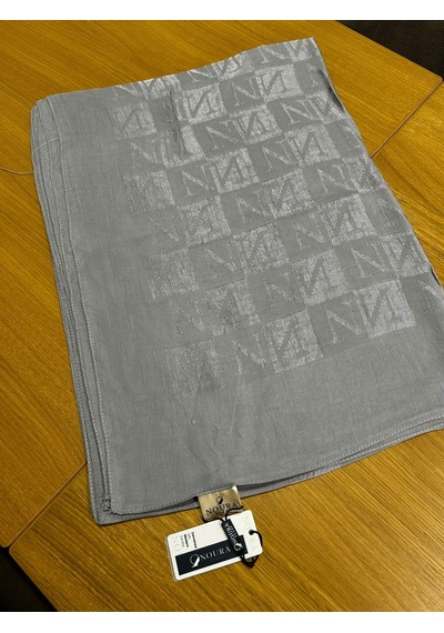 Noura Scarf Diamond Pamira Şal Gümüş Çok Renkli