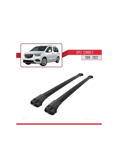 Opel Combo E 2019-2022 Arası İle Uyumlu Ace-1 Ara Atkı Tavan Barı Siyah