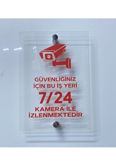 Güvenlik Kamerası Uyarı Tabelası