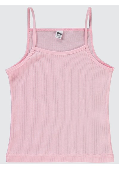 Civil Girls Kız Çocuk 2'li Atlet Set 2-10 Yaş Ekru-pembe Ekru-pembe Ekru - Pembe