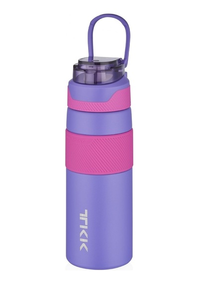 Tkk 600 Ml Mor Paslanmaz Çelik Kamp Termosu - Çelik Matara - Çocuk Ve Yetişkin