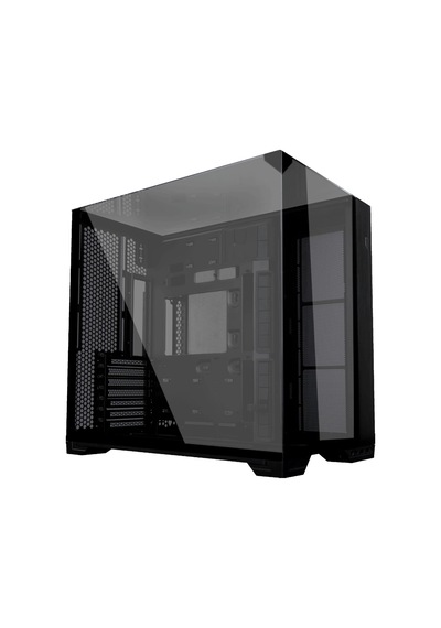 Lian Li O11 Vision Kompakt Siyah Çelik Temperli Cam Atx Orta Kule Bilgisayar Kasası-geri Bağlantı Desteği-o11vpx