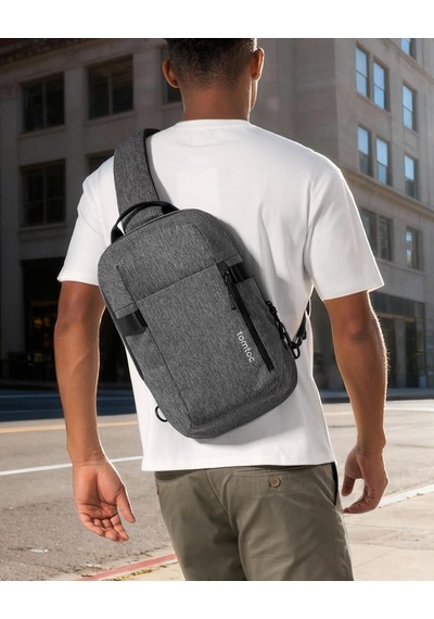 Erkekler İçin Sling/crossbody Çanta, 11 14 İnç Laptop, İpad Ve Nintendo Switch 2 Uyumlu, Suya Dayanıklı, Göğüs/omuz Ve Günlük/outdoor Sırt Çantası