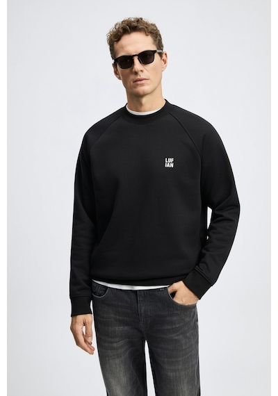 Lufian Blake Erkek Sweatshirt Siyah Siyah 112030193100100