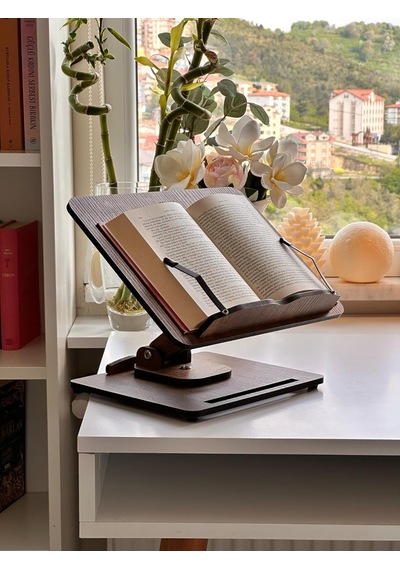 Dykos Yükseklik Ayarlanabilir Katlanabilir 360º Dönebilen Kitap Okuma Ve Laptop Standı