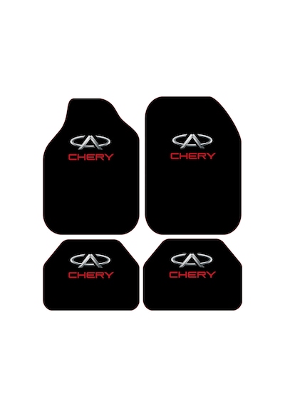 Dekoratif Chery Desenli Oto Paspas Takımı