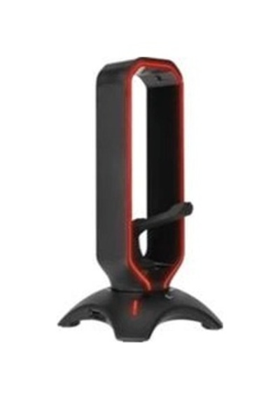 Rampage Rm-h66 Guard Siyah Rgb Işıklı 2-usb Port Kulaklık İçin Stand Kdo