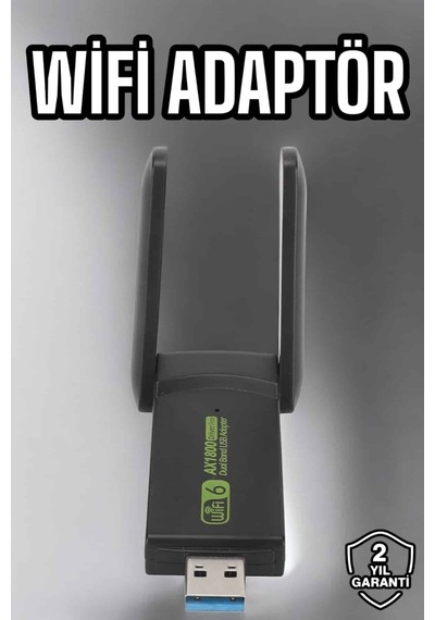 Wifi Adaptör Çift Bantlı Kablosuz Wifi Adaptörü 72413064