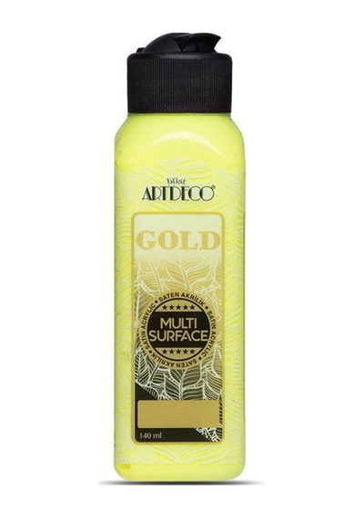 Artdeco Gold Multi Surface Saten Akrilik Boya 140Ml 401 Neon Sar