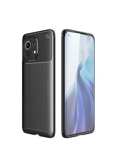 Xiaomi Mi 11 Kilif Karbon Tasarim Negro Silikon Kapak 483910908