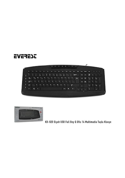 Everest KB-920 Kablolu Multimedya Tuşlu Q Klavye