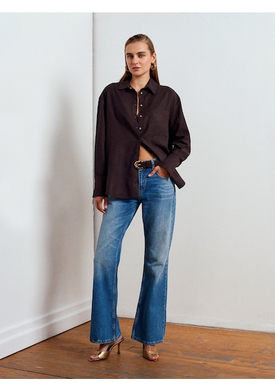 Dilvin 72060 Düşük Bel Denim Pantolon-tint Tint