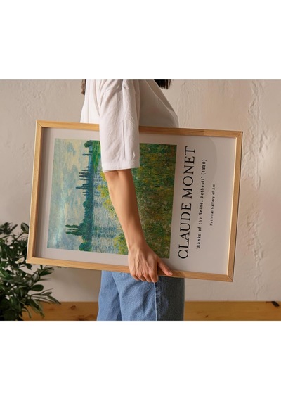 Lexroo Monet Çerçevesiz Poster, Modern Dekoratif Çerçevesiz Poster, Tablo, Monet-7, 30 X 40