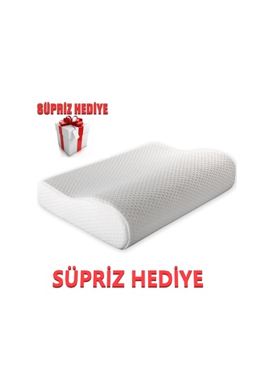 Geniş Visco Yastık Boyun Destekli Ortopedik Visko Boyun Fıtığı