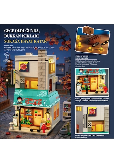 Reobrix Bookstore 66505 Brick Yapım Seti