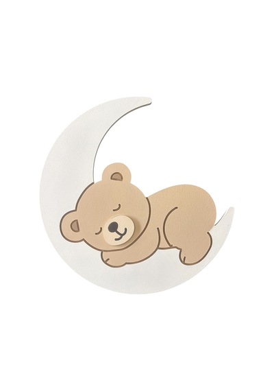 Bugybagy Ayıcık Bulut Balon 56'lı Sticker Seti Bej