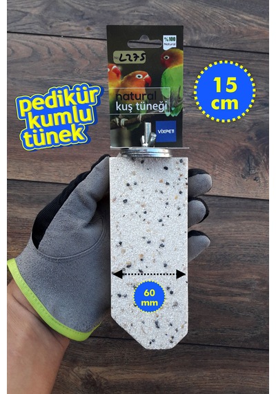 Venty 15 cm Kumlu Pedikür Papağan Tüneği - Sultan, Monk, Muhabbet, Sevda, Forpus, Lori, Cennet - L275