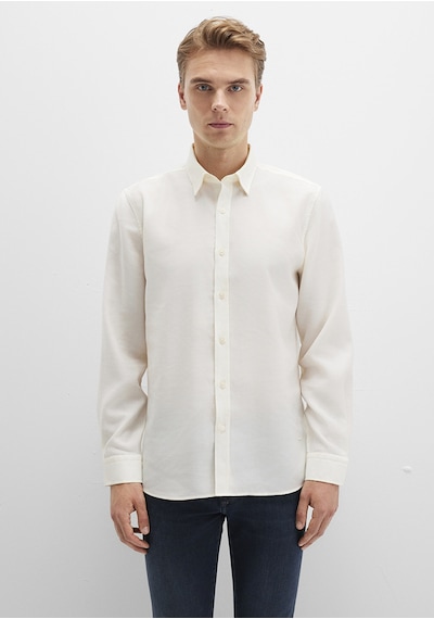 Mavi - Ekru Tencel Tm Liyosel Gömlek 0211659-70057 Ekru