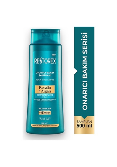 Restorex Şampuan Argan Keratin 500 Ml 18129213