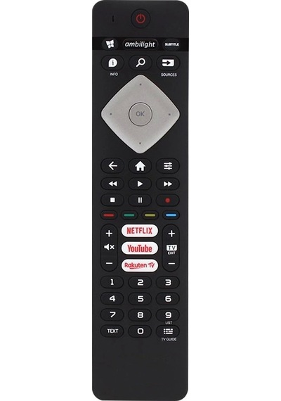 Lcd Led Kumanda Philips Uyumlu H0357c Netflix Youtube Rakuten Ambılıght Tuşlu Rm-l1660