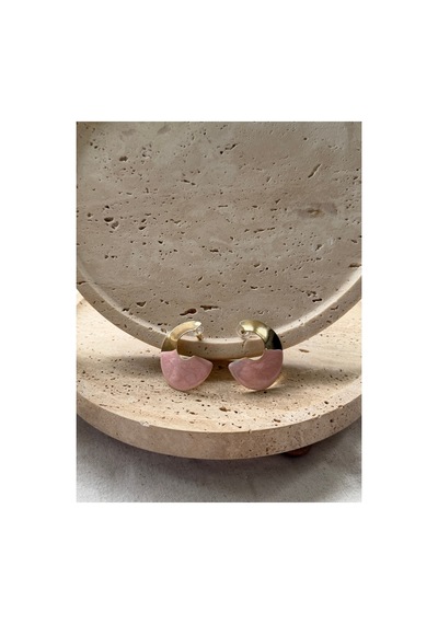 Luna Mineli Gold Küpe Pembe - 907190808 Pembe - 907190808 Pembe