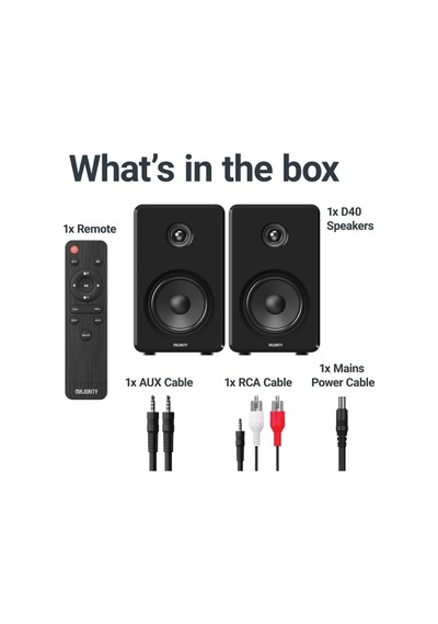 D40 Raf Tipi Hoparlör Bt, Usb, Aux, Rca