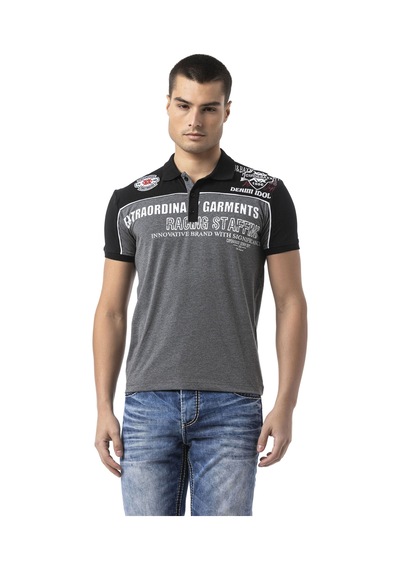 Cipo & Baxx Ct803 Erkek Polo Tişört - Regular Fit, Baskı Ve Aplikeli Anthracite Antrasit Cipo & Baxx Ct803 Erkek Polo Tişört - Regular Fit, Baskı Ve Aplikeli Anthracite Antrasit