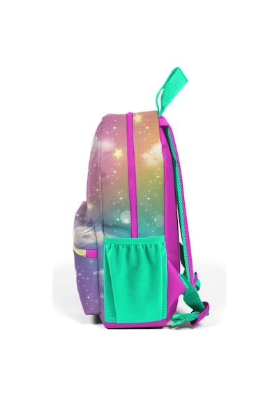 Minik Yuva Sırt Çantası Pembe Su Yeşili Unicornlu Kız Desenli İki Bölmeli 23533