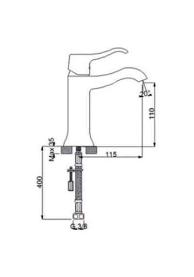 Newarc Maxımal Lavabo Bataryası 101528