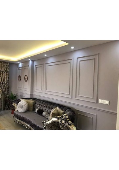 Dekoratif Boyanabilir 5 Adet 4 Cm Polistren Duvar Çıtası