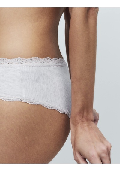 Marks & Spencer 3'lü Pamuklu Külot T61004000I Gri