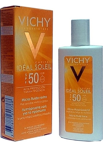Vichy Ideal Soleil Ultra Akışkan Yüz Güneş Kremi Spf 50 40 ML
