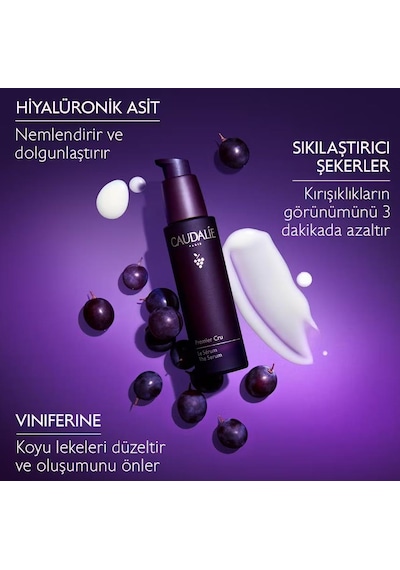 Caudalie Premier Cru Kırışıklık Karşıtı Yaşlanma Karşıtı Vegan Serum 30ml