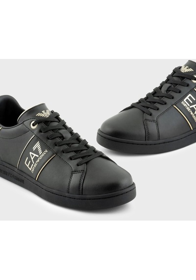 Ea7 Unisex Ayakkabı X8x102 Xk346 M701 Siyah-gold Altın - Siyah