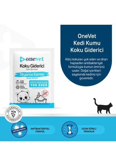 Onevet Kedi Kumu Koku Giderici 15x25 Gr Okyanus Esintili