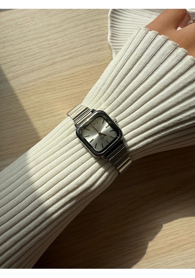 Retro Minimal Metal Kordon Vintage Kadın Kol Saati Altın