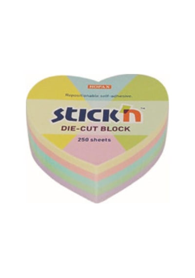Gıpta Stickn 64x67 Pastel Kalp Ypşkn  Notblok 250Y
