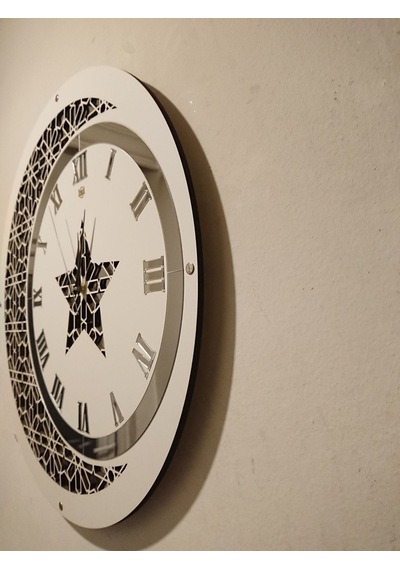 Duvar Saati 50Cm Beyaz