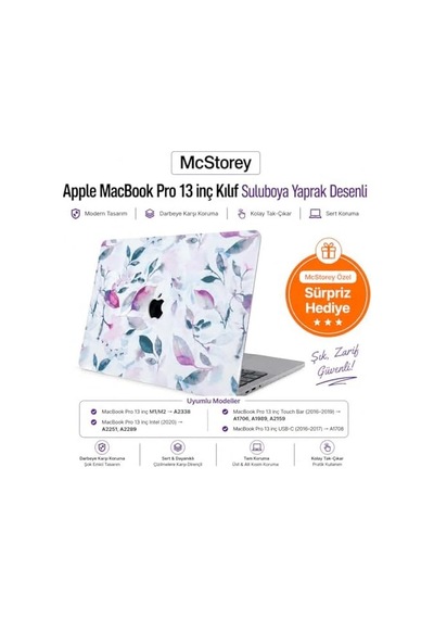 Macbook Pro 13 Kılıf A1706 A1708 A1989 A2159 A2251 A2289 A2338 M1 M2 Uyumlu Baskılı Sert Kılıf İnce Hafif Tpu Koruyucu Sert Kapak Beyaz