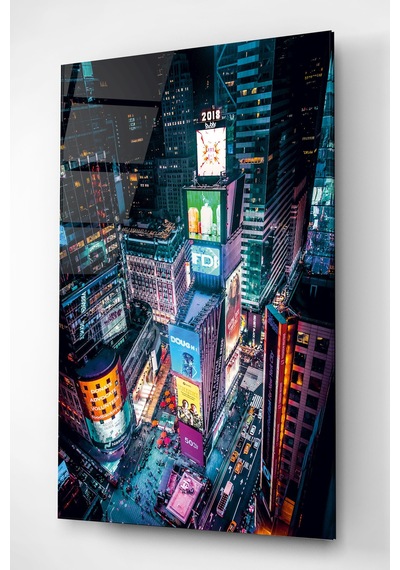 Times Square Cam Tablo, Dekoratif Cam Tablo