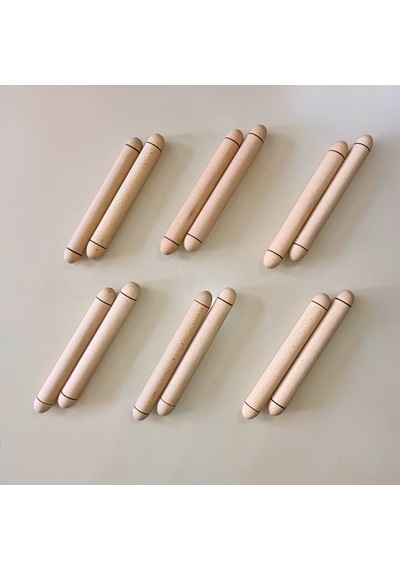 Ritim Çubuğu 1 Çift Pürüzsüz 19 Cm 22.5 Mm