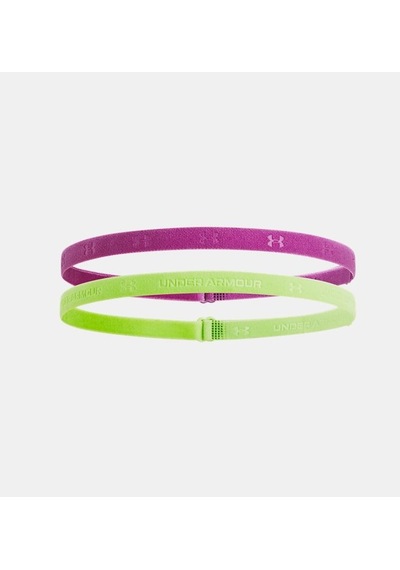 Under Armour Kadın Ua Ayarlanabilir Mini Saç Bandı 1376723-665 Optic Purple Morph Green Mor - Yeşil