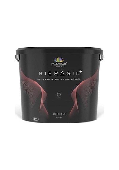 Pamukkale Hierasil+ İpek Mat Saf Akrilik Silikonlu Dış Cephe Boyası 7.5 Lt Beyaz