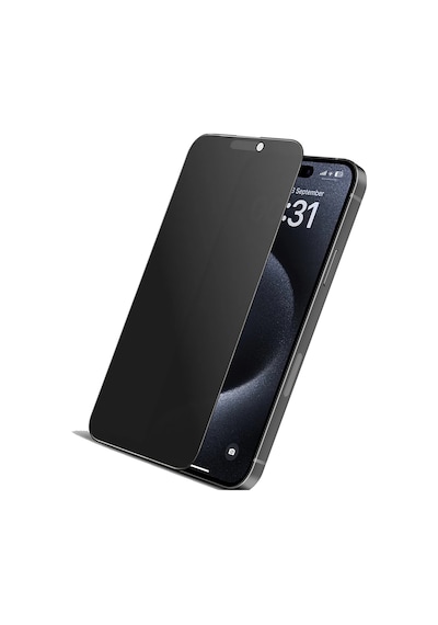 Apple Uyumlu iPhone 15 Hayalet Privacy Ekran Koruyucu Cam