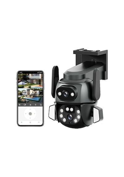 3mp + 3mp Wi-fi Ip Tf Kart Girişli Optik Zoom Kamera